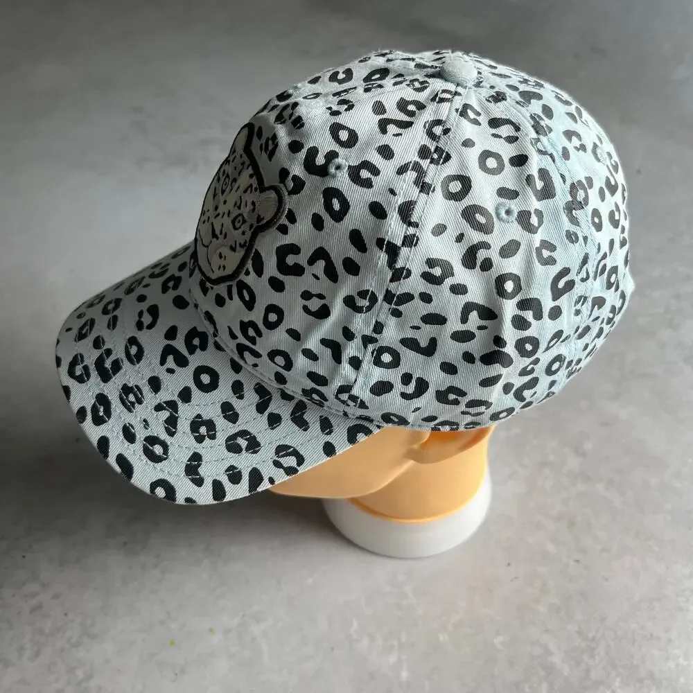 Explore By Lids Light Blue Adjustable Snow Leopard Baseball Cap